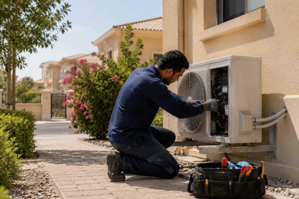 Dana Al Noor Technical Services AC maintenance across Serena Community Dubai